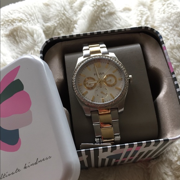 fossil scarlette two tone